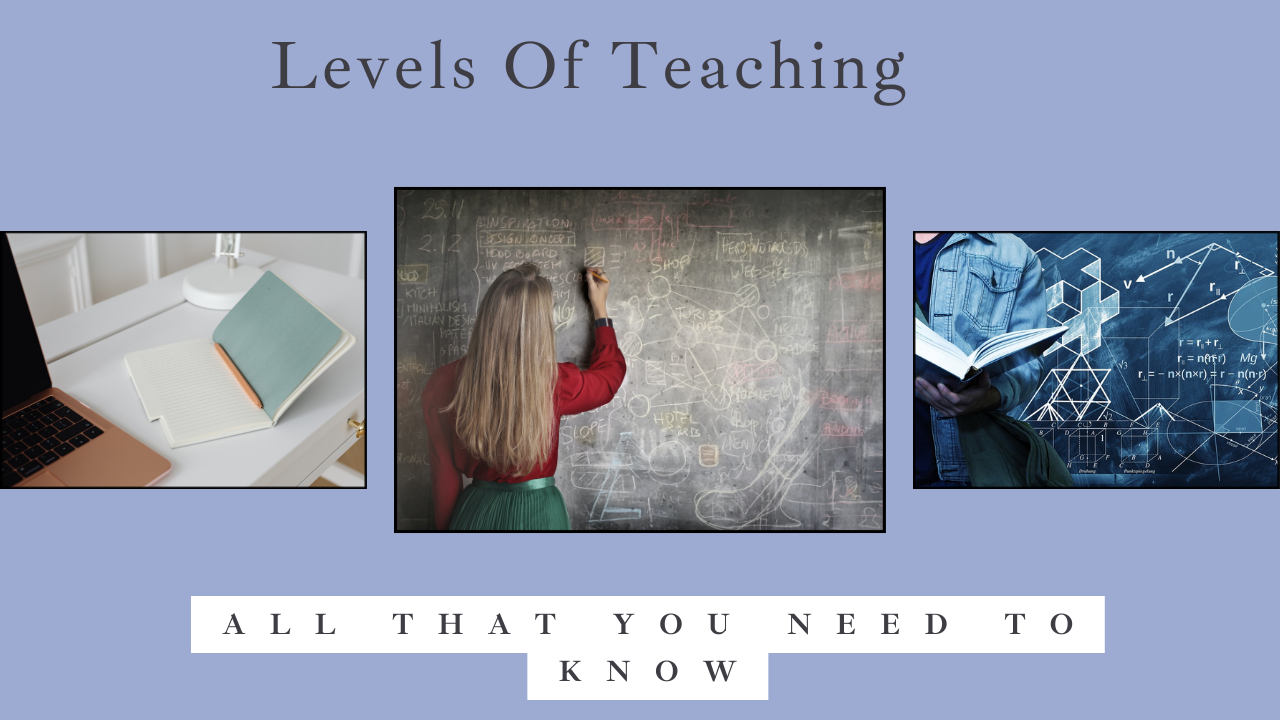 All You Need To Know About Levels Of Teaching Blogs on Starting your
